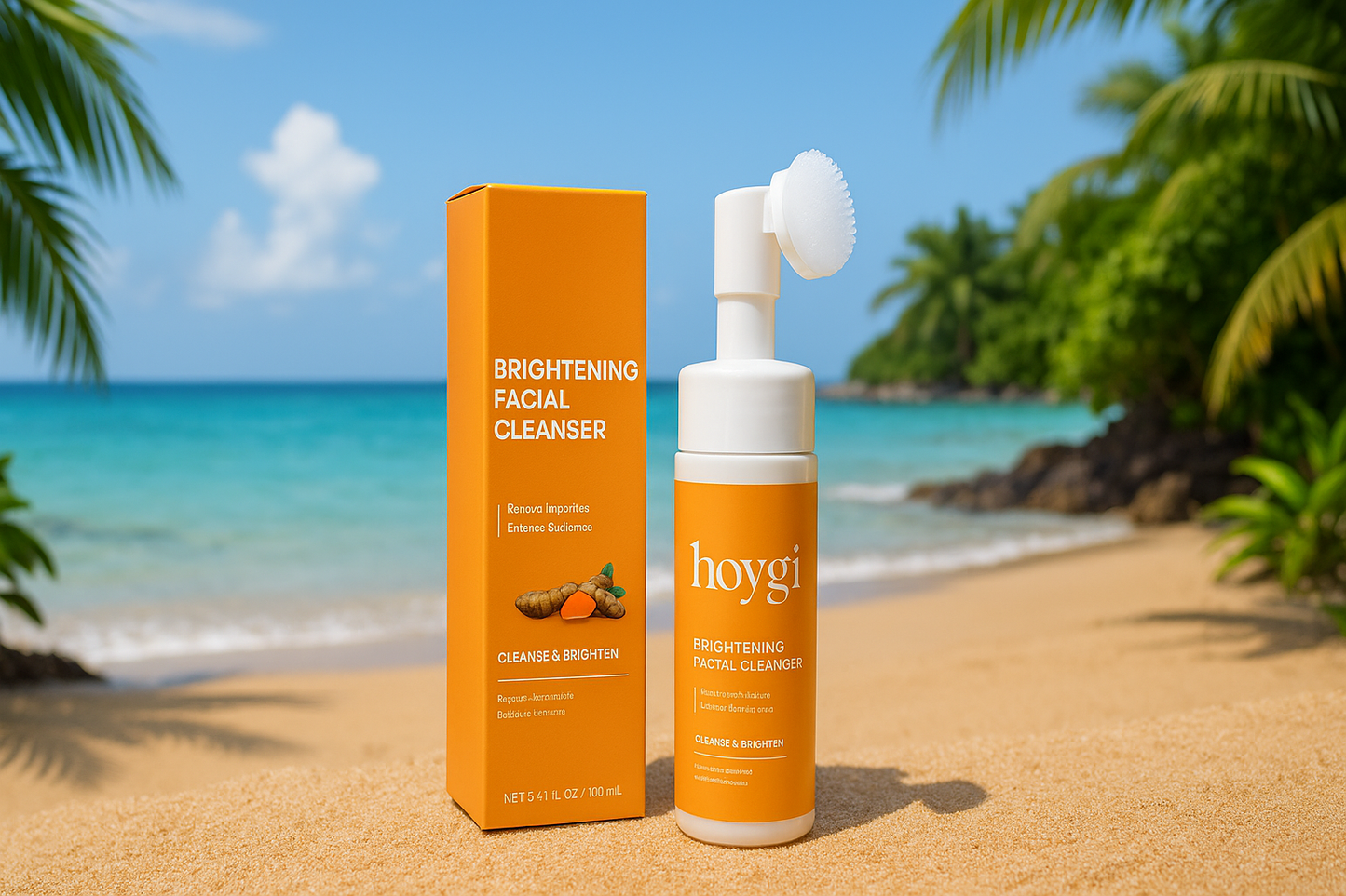 Turmeric + Kojic Acid Foam Cleanser – 100ml
