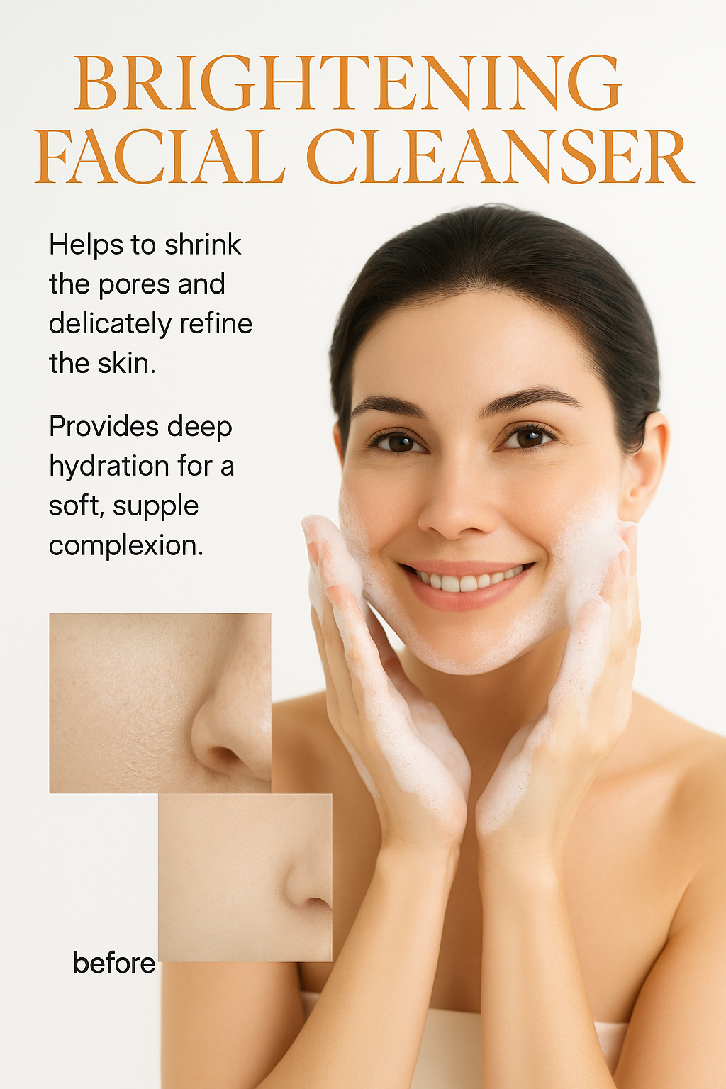 Turmeric + Kojic Acid Foam Cleanser – 100ml