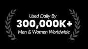 Text indicating usage statistics on a black background