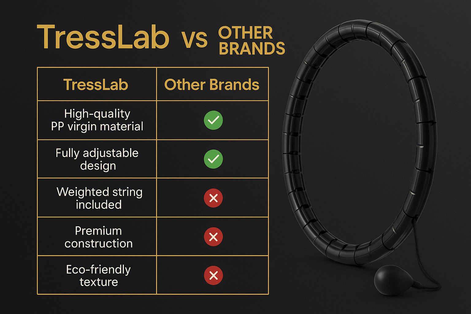 Infinity Fitness Hoop™ – Weighted Hula Hoop for Weight Loss | TressLab - TressLab