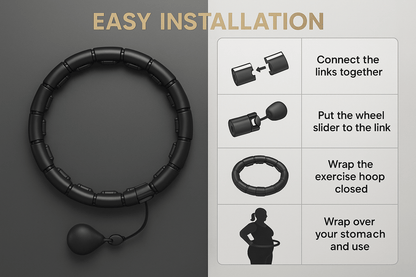 Infinity Fitness Hoop™ – Weighted Hula Hoop for Weight Loss | TressLab - TressLab